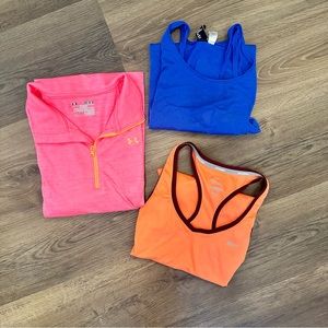 Under Armour Nike & Adidas Athletic top bundle